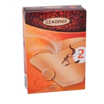 ФИЛТЪР ЗА КАФЕ KONOS К02 /100БР.КУТИЯ