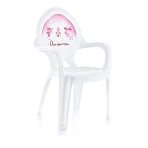 СТОЛ PVC ДЕТСКИ С ПОДЛ.WHITE&PINK C032