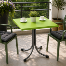 ГРАДИНСКА МАСА LADIN PVC 75/75/73 СМ ЗЕЛЕНА
