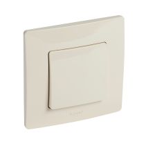 КЛЮЧ ЕДНОПОЛЮСЕН 10A 250V NILOE КРЕМ