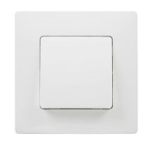 БУТОН 6A 250V NILOE БЯЛ
