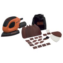 ЕЛЕКТРИЧЕСКИ ДЕЛТАШЛАЙФ BLACK&DECKER 55W С АКСЕСОАРИ