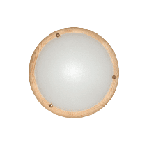 ПЛАФОН ДЪРВО БОР Ф300 Е27 1X60W