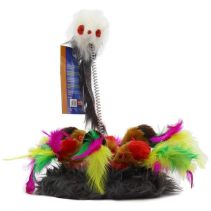 ИГРАЧКА NOBBY МИШКА ПРУЖИНА 17СМ