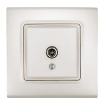 РОЗЕТКА LIN LIFE ТВ 12DB ПЕРЛА