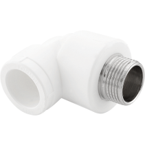 КОЛЯНО PPR ВЪНШНА МЕТАЛНА РЕЗБА Ø20*1/2"PN25