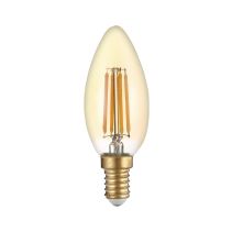 КРУШКА LED FIL 4W 25K E14 C37 OPTONICA