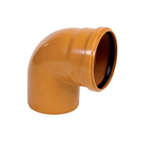 КОЛЯНО PVC Ø110*87°