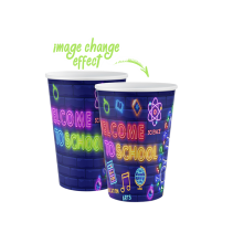 ЧАША PVC 400ML СЛАМКА OCEAN 3D AP-9049 - Temax.bg ЧАША PVC 400ML СЛАМКА OCEAN 3D AP-9049