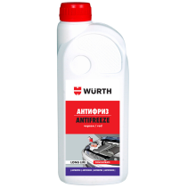 АНТИФРИЗ WURTH КОНЦЕНТРАТ G12+LL 1Л ЧЕРВ