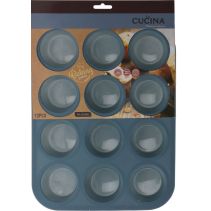 ФОРМА ЗА МЪФИНИ 12 Ч СИЛИКОН CUCINA