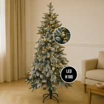 ЕЛХА ЗАСНЕЖЕНА DARIA 180СМ 230 LED 220V