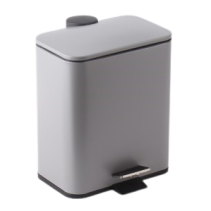 КОШ С ПЕДАЛ 5Л GRAY SOFT CLOSE PFH331B