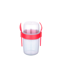 ЧАША PVC TAKE&GO 650ML AP-9451 КАПАК + ПРИБОР
