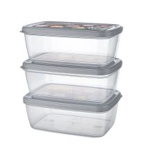 КУТИИ PVC ЗА СЪХРАНЕНИЕ ARIA 1200ML 3 БРОЯ AP-9258