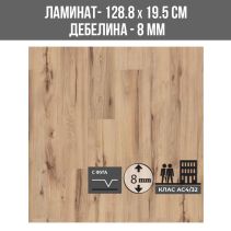 ЛАМИНИРАН ПАРКЕТ K602 8ММ 195/1288/АС4/V/ KRONOSTEP