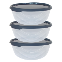 КИТИИ ЗА СЪХРАНЕНИЕ PVC 1750 ML 3 БРОЯ КРЪГЛИ АК657