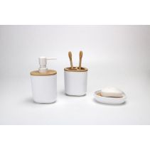 АКСЕСОАРИ ЗА БАНЯ 3Ч WHITE BAMBOO
