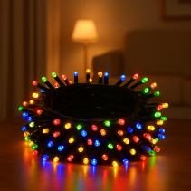 ОСВЕТЛЕНИЕ КОЛЕДНО 50LED 5М 3AA ЦВЕТНА
