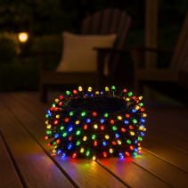 ОСВЕТЛЕНИЕ КОЛЕД.100LED 10М ЦВ. БАТЕРИИ