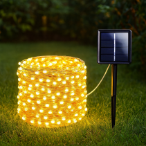 ОСВЕТЛЕНИЕ СОЛАРНО 200LED 22М БЯЛА СВ.