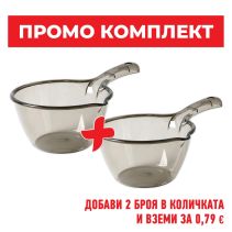 КАНЧЕ С ДРЪЖКА PVC MELA 30/18/9СМ 4401