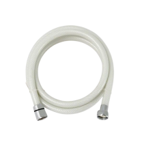 ШЛАУХ ЗА ДУШ 1.5М PVC ANTI-TW.БЯЛ ОПЛ.