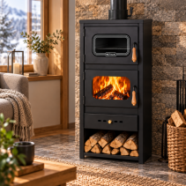 КАМИНА МЕТАЛИК КЛАСИК ФУРНА 13KW 45,5/41