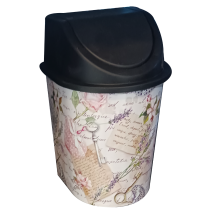 КОШ С ЛЮЛЕЕЩ КАПАК DECORATED 3L 007