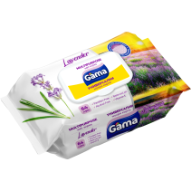 КЪРПИ МОКРИ GAMA ЛАВАНДУЛА 64БР/ПАКЕТ