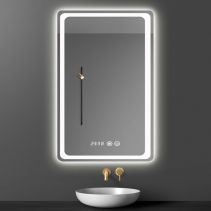 ОГЛЕДАЛО LED 50/70СM CLOCK/ANTIFOG