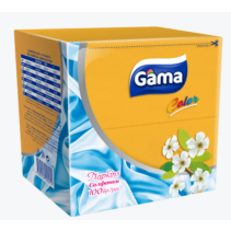 САЛФЕТКИ GAMA 33/25 100БР СГЪНАТИ ЦВЕТНИ