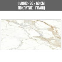 ФАЯНС MARBLE GOLD 30/60 10673LT/GL