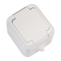 КОНТАКТ MAKEL ЕДИНИЧЕН С КАПАК ОМ IP44