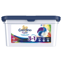 КАПСУЛИ ЗА ПРАНЕ COCCOLINO 3В1 COLOR 29Б