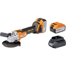 ЪГЛОШЛАЙФ БЕЗЧЕТКОВ Ф125 18V 2X4AH BK-BAG73 - Temax.bg ЪГЛОШЛАЙФ БЕЗЧЕТКОВ Ф125 18V 2X4AH BK-BAG73