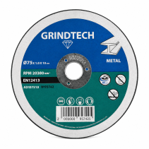ДИСК ЗА МЕТАЛ 75Х1Х10ММ GRINDTECH