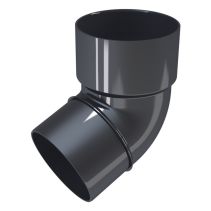 ДЪГА 87.5° RAINPIPE Ф80 ГРАФИТ/20