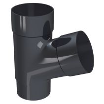 УТКА 67.5° RAINPIPE Ф80 ГРАФИТ/20