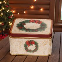 КУТИЯ МЕТАЛНА XMAS-2 17/17/9СМ