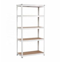 СТЕЛАЖ SICHERHEIT 180/90/40CМ 5X60КГ БЯЛ
