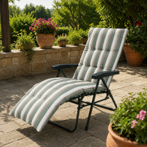 ШЕЗЛОНГ COMFORT 60/83/107 СМ ЗЕЛЕН