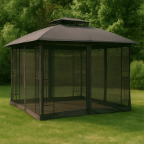 ШАТРА С КОМАРНИК AZIA 360/295/275 ТЪМНО СИВ