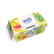 КЪРПИ МОКРИ LARA ЦИТРУС 120БР С КАПАК