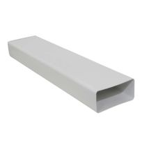 ВЪЗДУХОВОД PVC 5005 ПЛОСЪК 110*55ММ 0.5М