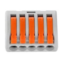 КЛЕМА СВЪРЗВАЩА 5X0.08-4MM2 MAX 32A 400V