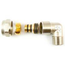 АДАПТОР РАДИАТОРЕН ЪГЛОВ Ф20*1/2"М OSC