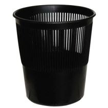 КОШ КАНЦЕЛАРСКИ С МРЕЖА PVC 10Л ЧЕРЕН