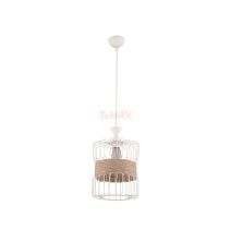 ПЕНДЕЛ ФРИДА БЯЛ 1XЕ27 Ф220MM/ H850MM - Temax.bg ПЕНДЕЛ ФРИДА БЯЛ 1XЕ27 Ф220MM/ H850MM