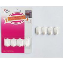 ЗАКАЧАЛКИ ЛЕПЯЩИ БЕЛИ PVC /54637/4БР/12